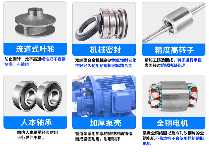 ISW型單級臥式離心泵產品細節